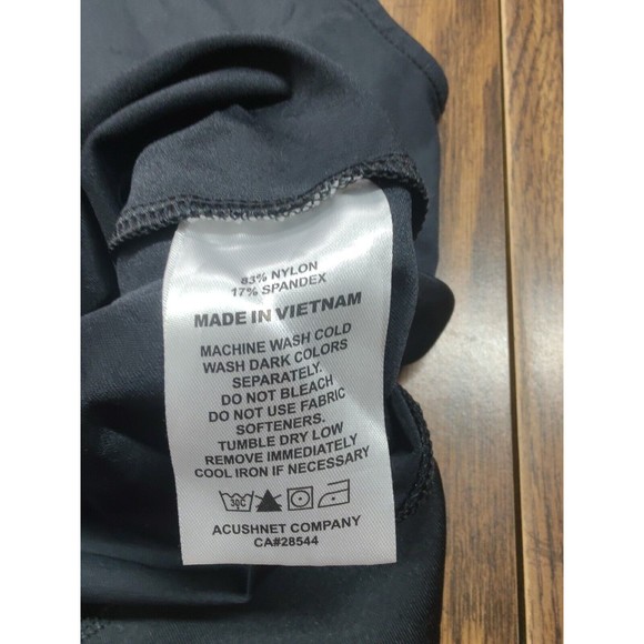 Footjoy FJ Vest Mens Medium Black Pullover Quarter Zip Golfing Golf Casual - Picture 7 of 8